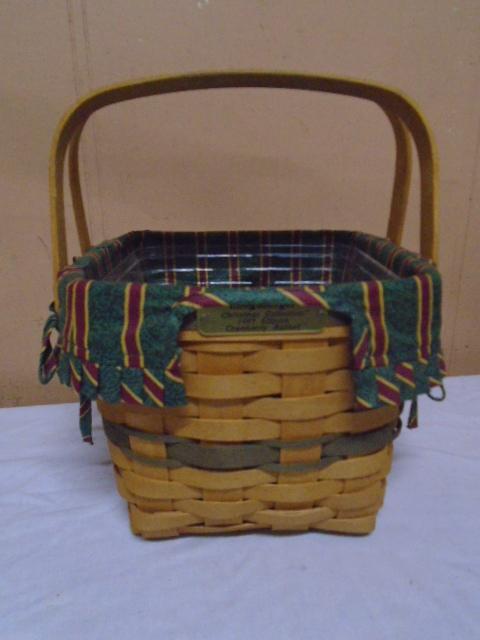 1995 Longaberger Cranberry Basket