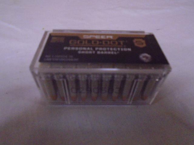 50 Round Box of Speer 22WMR Gold Dot Short Barrel Rimfire Cartridges