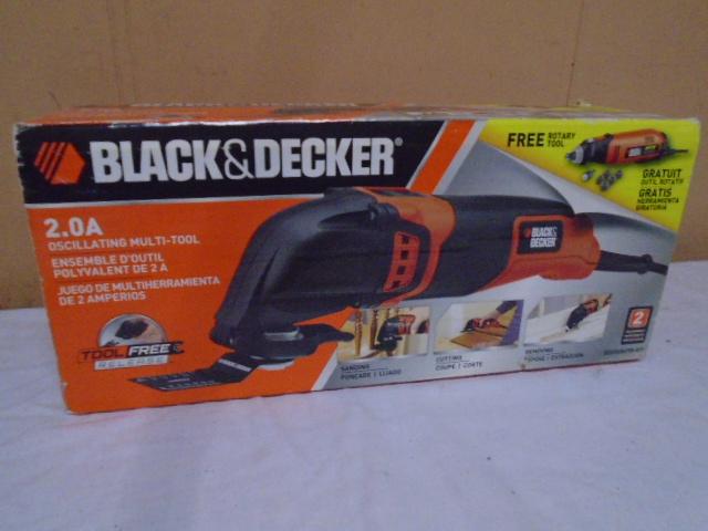 Black & Decker Oscillating Milti-Tool & Rotary Tool Set