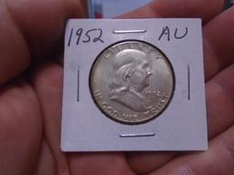 1952 Silver Franklin Half Dollar