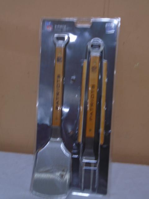 3pc New England Patriots Grill Tool Set