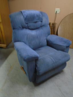 Blue La-Z-Boy Rocker Recliner