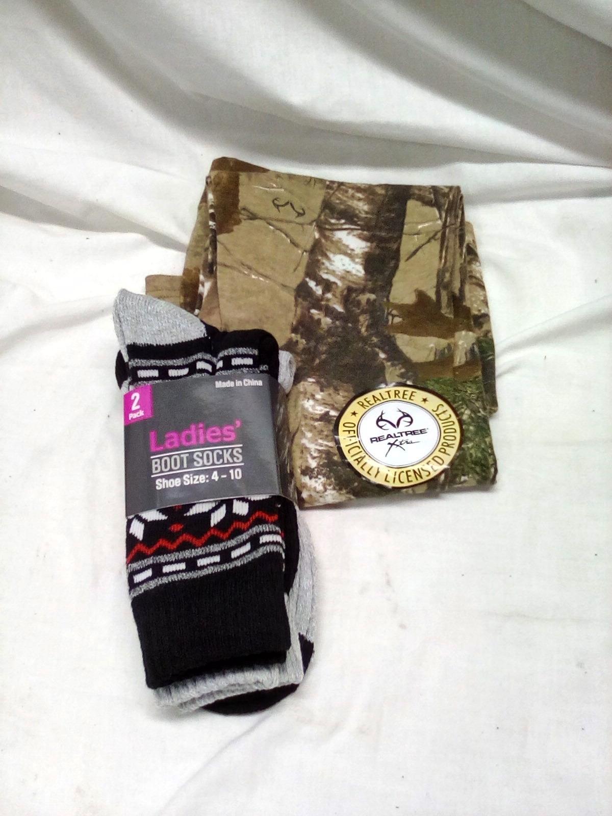 Womens Realtree Leggings & Boot Socks