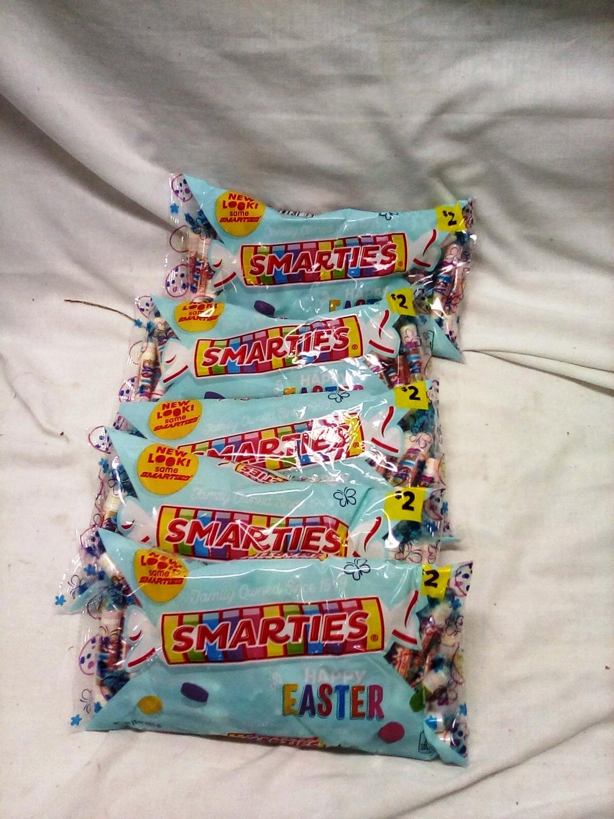 Qty. 5 Bags of Smarties Candies 11 Oz Per Bag Dated 12/2024