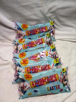 Qty. 5 Bags of Smarties Candies 11 Oz Per Bag Dated 12/2024