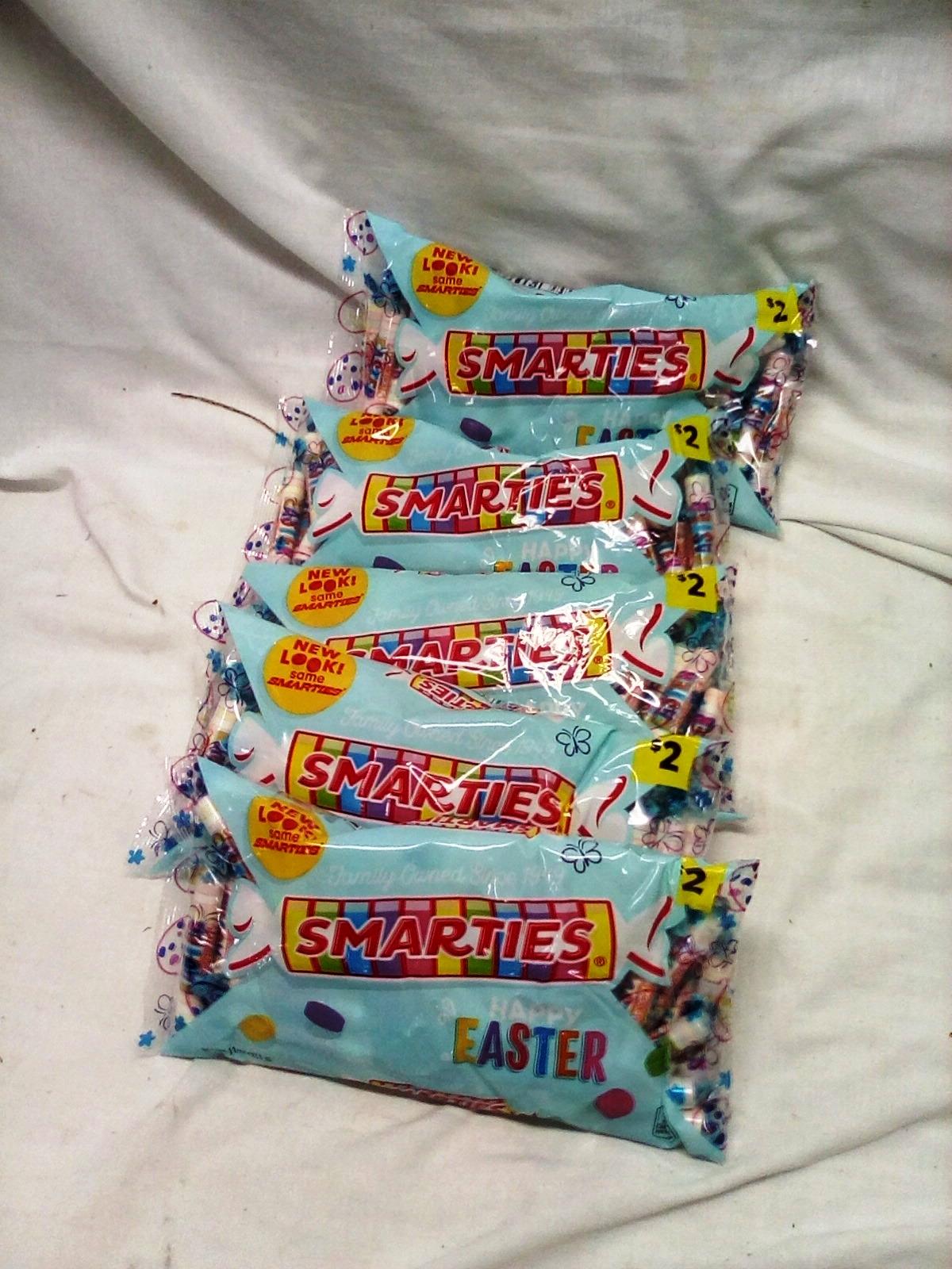 Qty. 5 Bags of Smarties Candies 11 Oz Per Bag Dated 12/2024