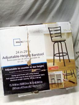 Mainstays 24"-29" Adjustable Bar Stool