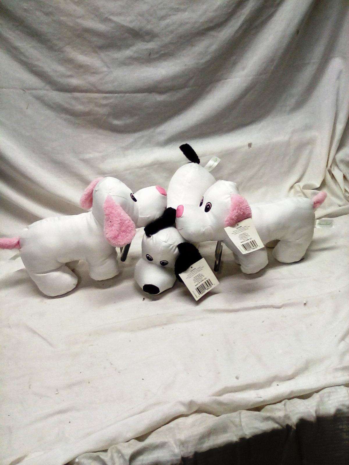 .Qty. 3 Plush Puppies