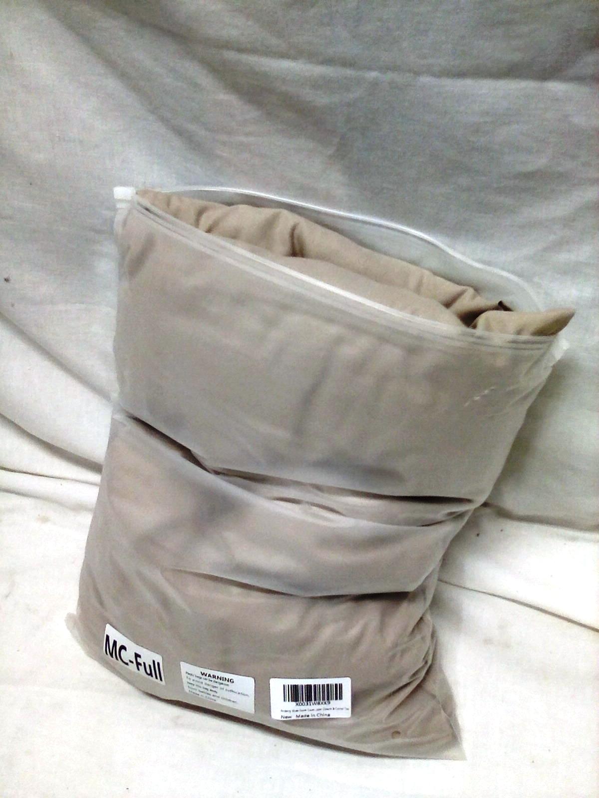 MC Full Size Tan Duvet Cover