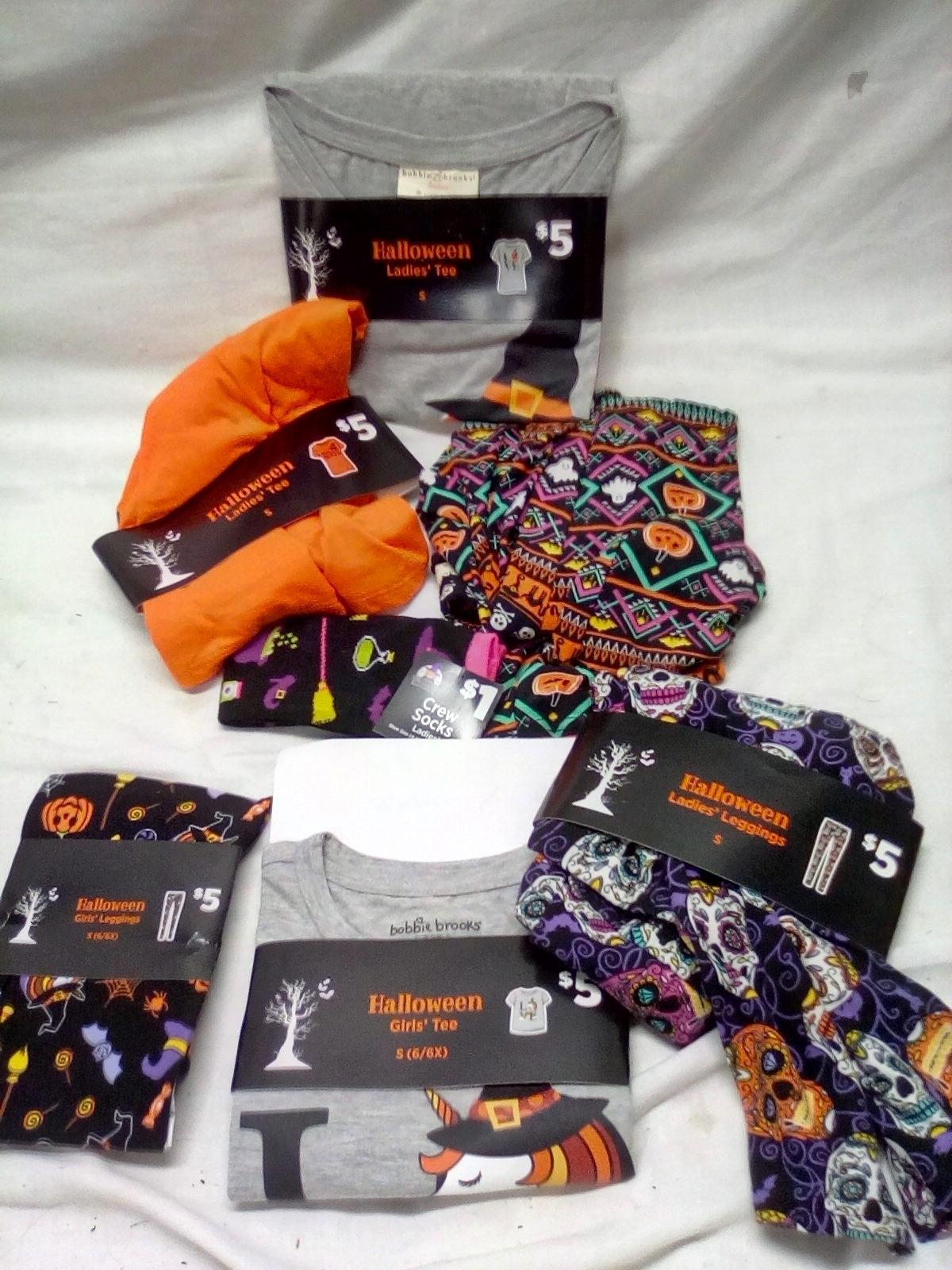 Qty. 7 Pieces of Girl's & Ladies Size Small Halloween Attire