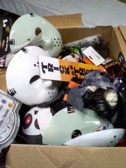 Giant Box of Misc. Halloween Décor and Costumes