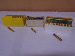 11 Rounds 300 SAV-9 Rounds of 221 REM and 6 Rounds of 357 REM and 14 Brass Casings