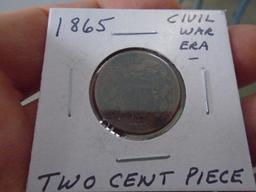 1865 Two Cent Piece