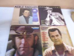 Group of 42 Classic Country LP Record Albums