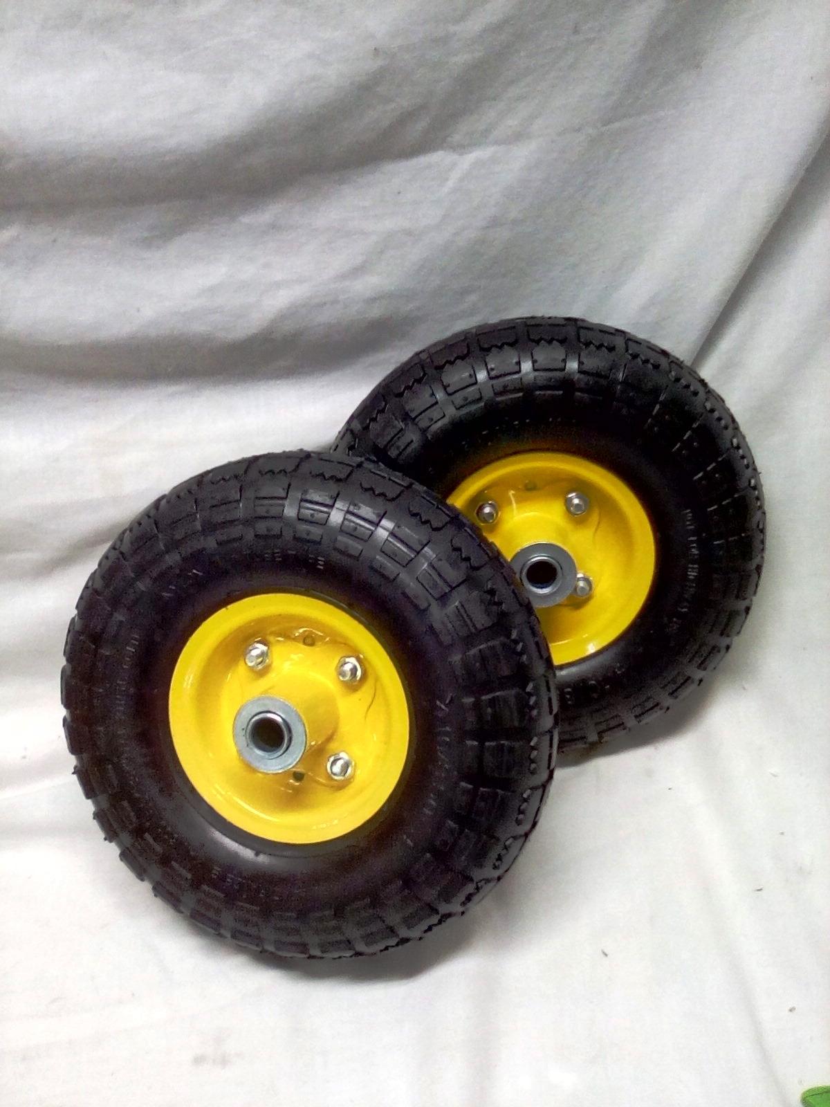 Pair of 4.1/3.5 Pneumatic Cart Tires