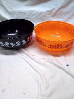 2 Halloween Candy Bowls