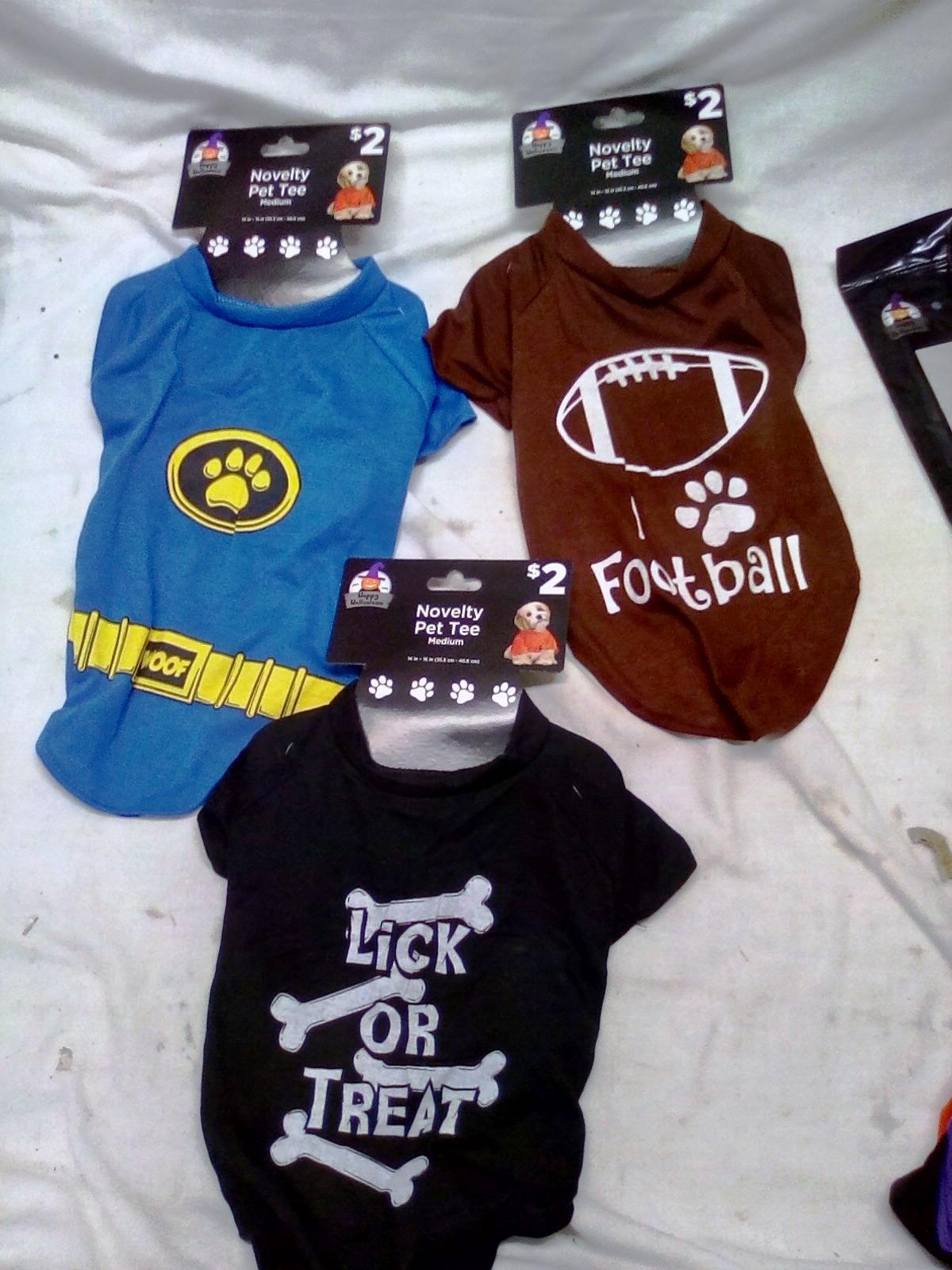 3 Novelty Pet Tees