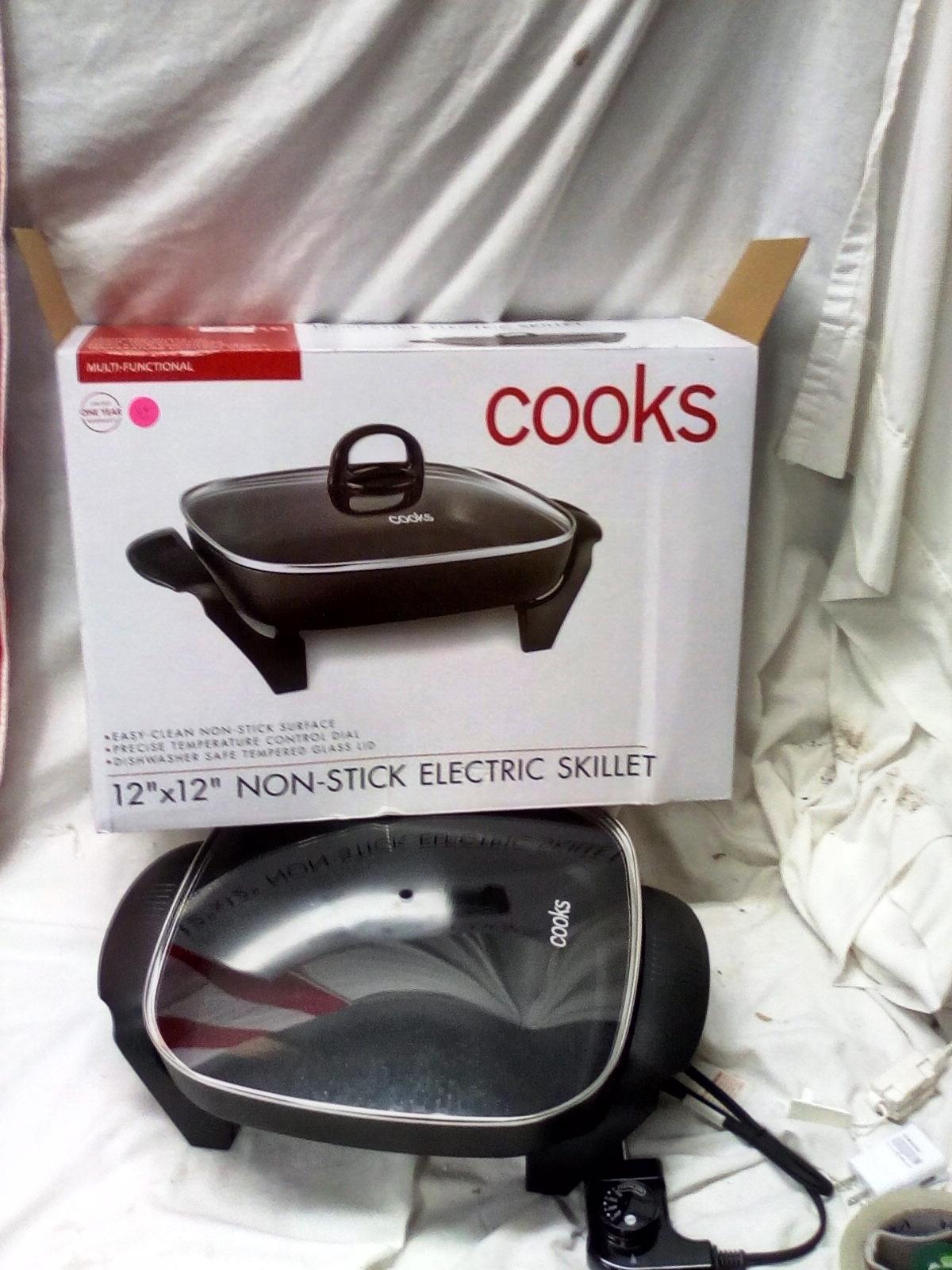 Cooks 12" X 12" Electric Skillet