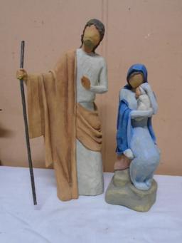 Willow Tree "The Christmas Story" 2pc Figurine Set