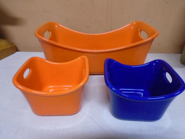 3pc Set of Rachael Ray Baking Dishes