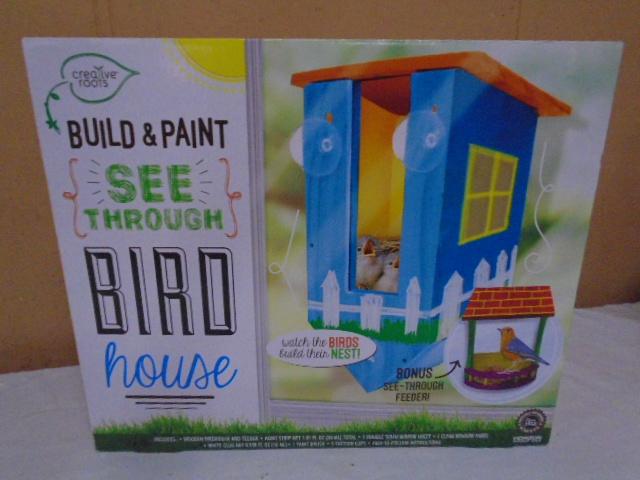 Creative Roots Build and Paint See Through Bird House Kit