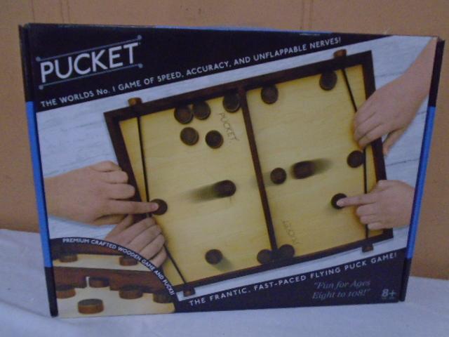 Pucket Fast Paced Flying Puck Game