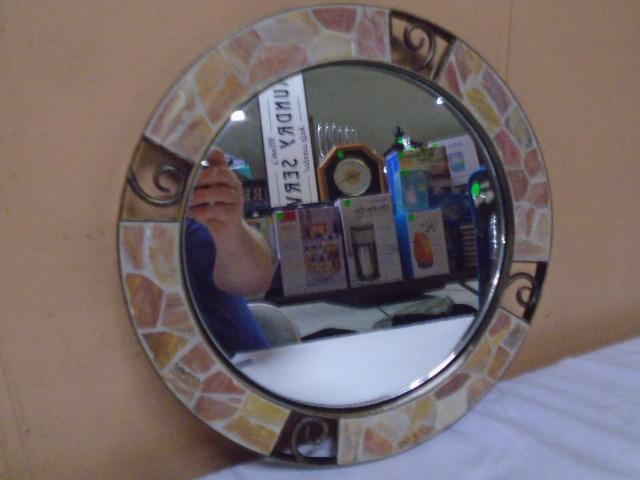 Pier 1 Round Mosaic Mirror