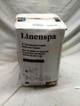 Linenspa 3" gel Foam Twin Size Mattress Topper