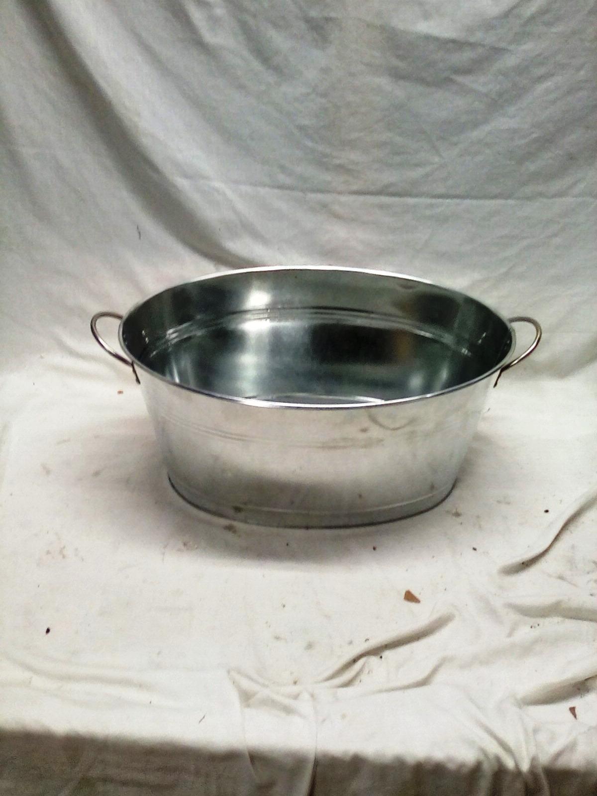 Galvanized Tub Planter