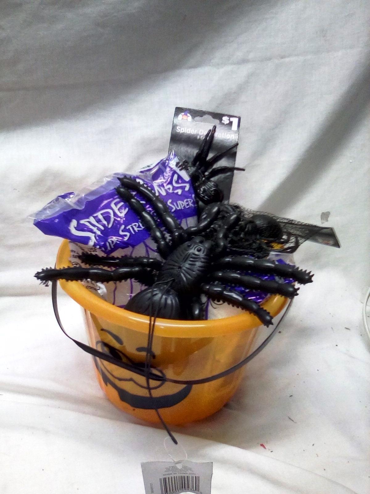 Orange Bucket of Spiders