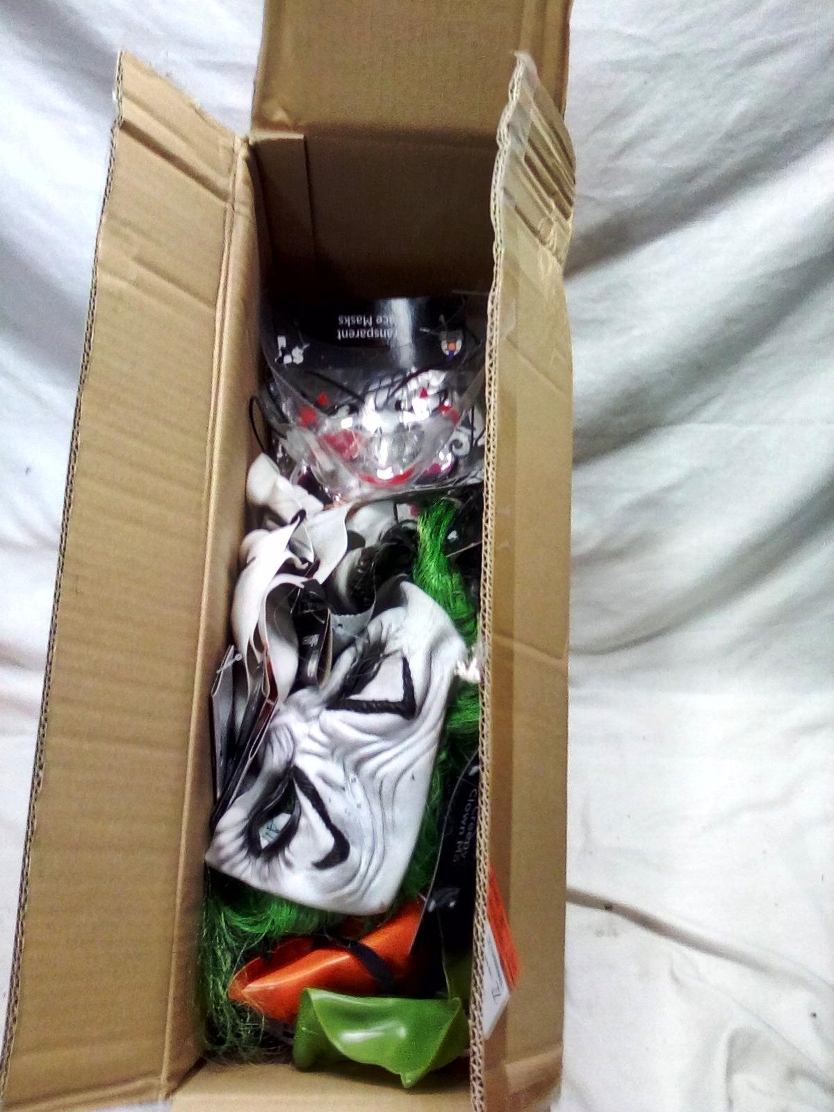 Box Of Assorted Halloween Mask