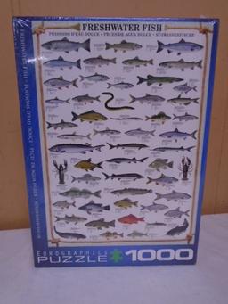 1000 Pc. Freshwater Fish Jigsaw Puzzle