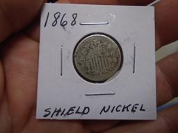 1868 Shield Nickel