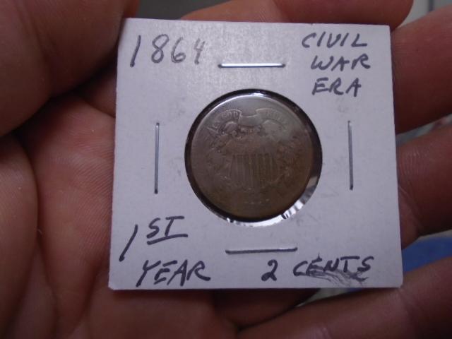 1864 Two Cent Piece