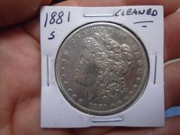 1881 S Mint Morgan Silver Dollar