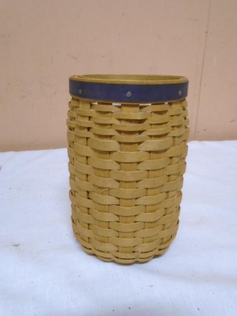 2003 Longaberger Blue Ribbon Basket