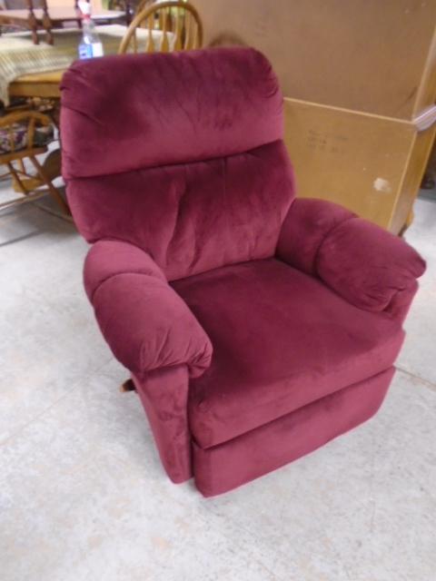 Burgundy Rocker Recliner