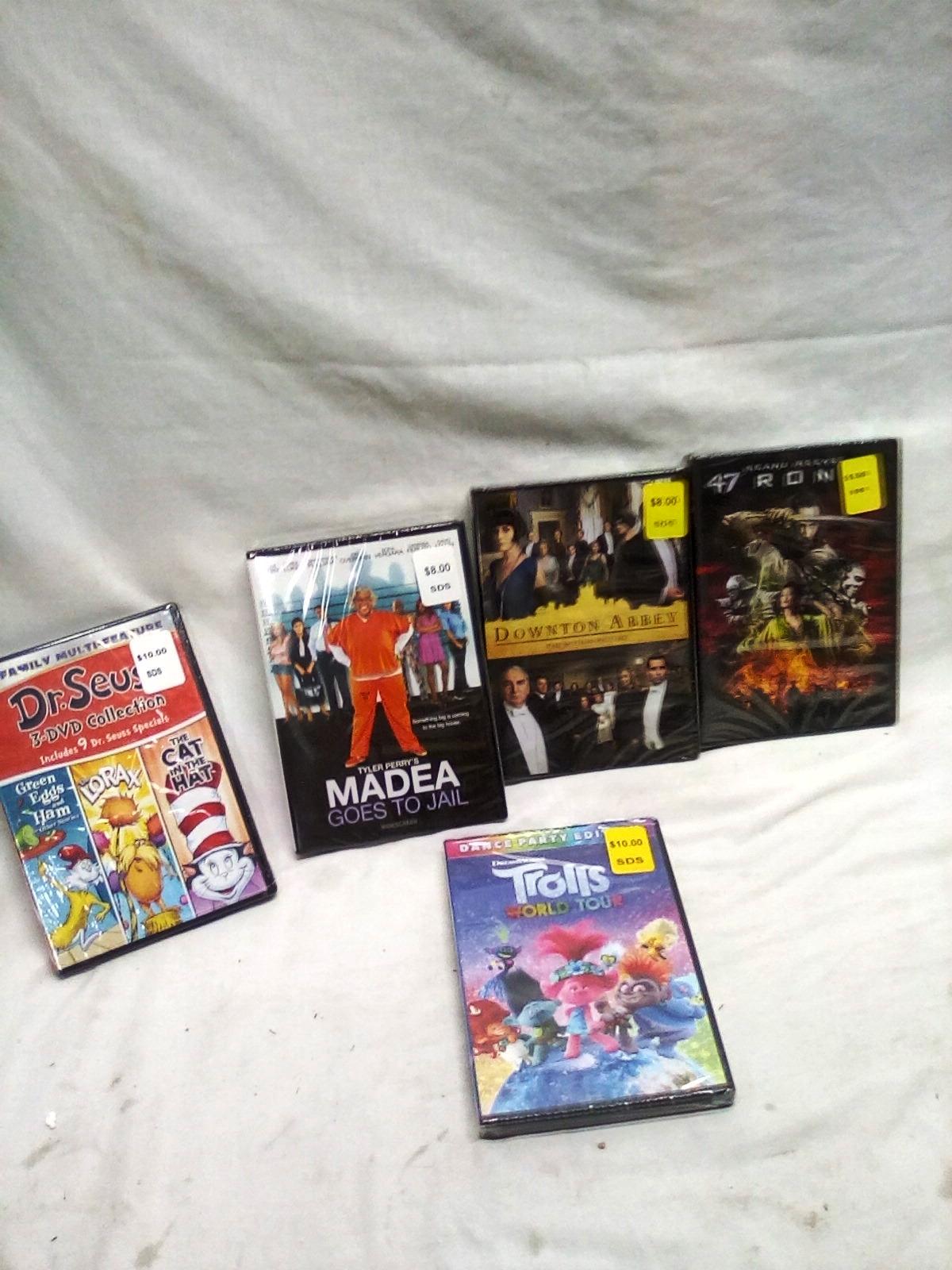 Qty. 5 Brand New DVD's