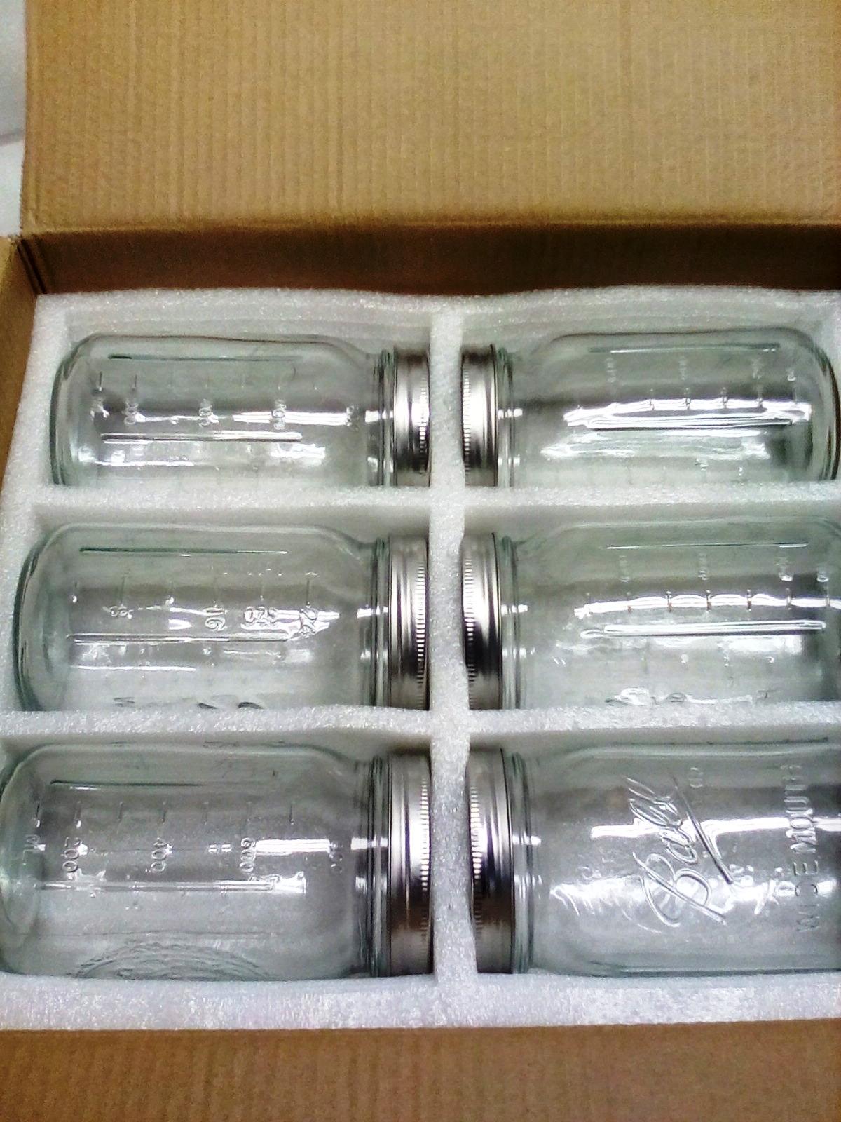 6 QUART BALL  JARS WITH LIDS & RINGS