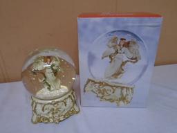 JC Penney Home Musicawl Angel Snow Globe