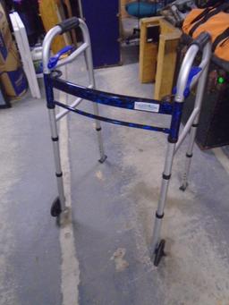 Health Line Folding/Rolling Walker