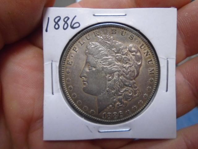 1886 Morgan Siver Dollar