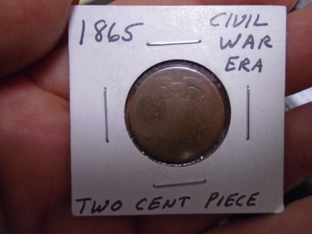 1865 Two Cent Piece