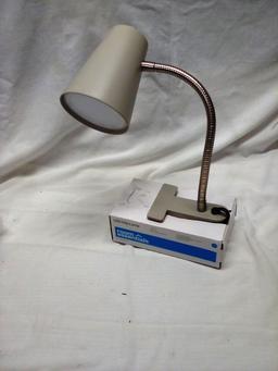 LED Clip Lamp with Adjustable Neck