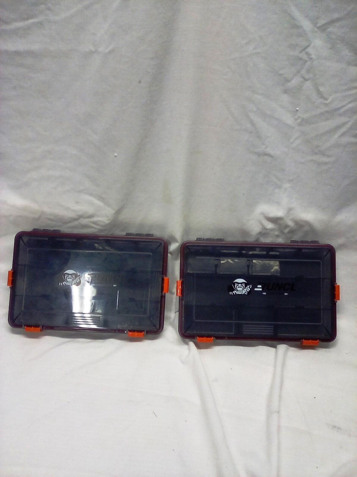 2- 10.83" x 7.09" x 1.97" fishing boxes