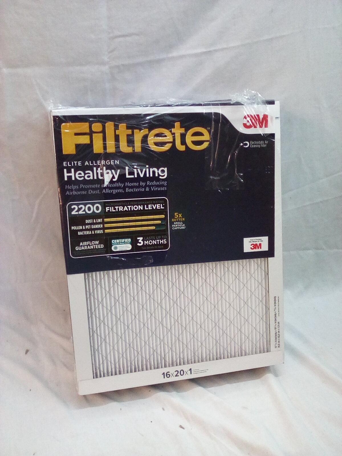 Qty. 6 Filtrete 16x20x1 Air Filters