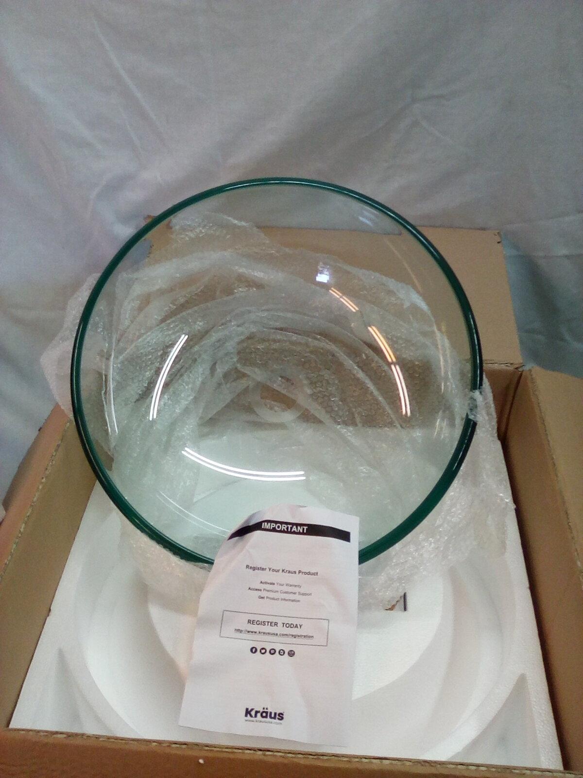 Kraus 16.5” x 5.5” Glass Sink Basin