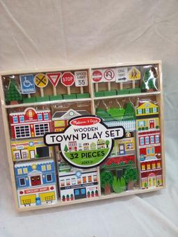 Melisa & Doug Wooden Town Play Set