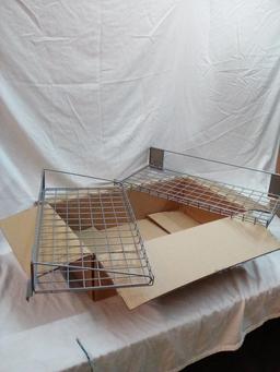 Pair of Metal Wire Baskets