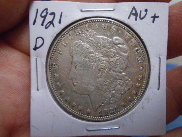 1921 D-Mint Morgan Silver Dollar